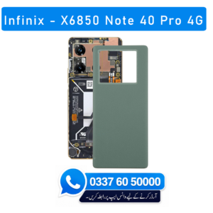 Infinix X6850- Note 40 Pro Green Back Cover Replacement