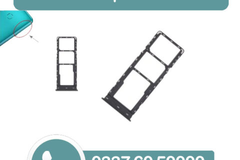 Tecno Spark 6 Go Sim Tray White - Sim Tray Replacement for Tecno Spark 6 GO