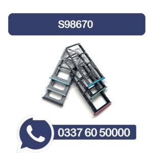 S98670 Sim Tray Black - Sim Tray Replacement for S98670