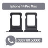Iphone 14 Pro Max Sim Tray Black- Iphone sim tray Replacement for Iphone 14 pro max Black