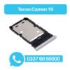 Tecno Camon 19 Sim Tray Black - Sim tray Replacement for Tecno Camon 19 - Tecno Camon 19