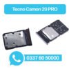 Tecno Camon 20 Pro Sim Tray Black - Sim tray Replacement for Tecno Camon 20 Pro - Tecno Camon 20 Pro