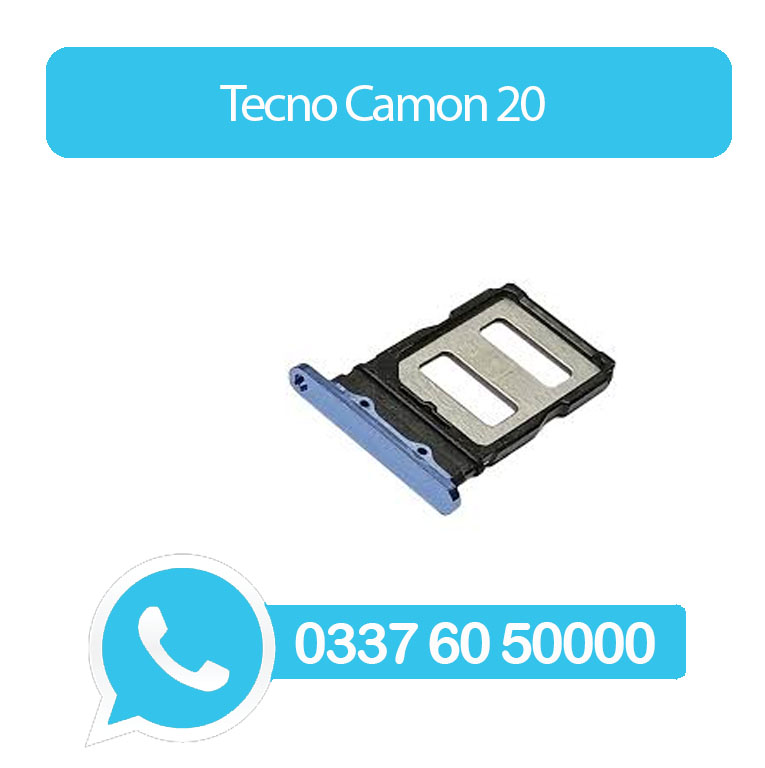 Tecno Camon 20 Sim Tray Blue
