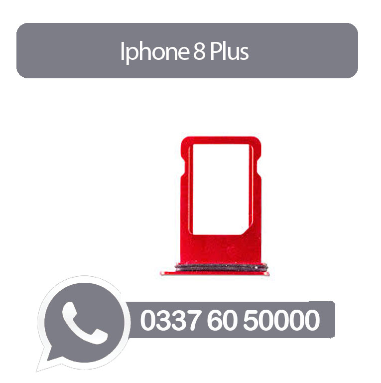 Iphone 8 Plus Sim Tray Red