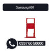Samsung A01 Sim Tray Red