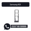 Samsung A03 Sim Tray Black