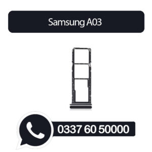 Samsung A03 Sim Tray Black