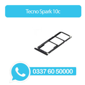 Tecno Spark 10c Sim Tray Black