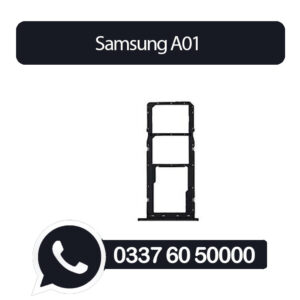 Samsung A01 Sim Tray Black