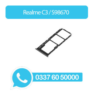 Realme C3 / S98670 Sim Tray Black