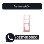Samsung A04 Sim Tray Red