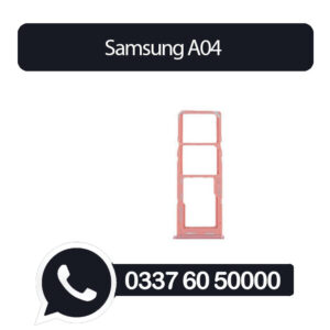 Samsung A04 Sim Tray Red