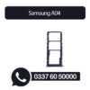 Samsung A04 Sim Tray Blue