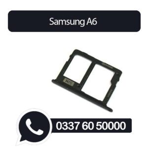 Samsung A6 Sim Tray Black