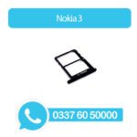 Nokia 3 Sim Tray Black