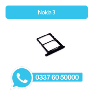 Nokia 3 Sim Tray Black