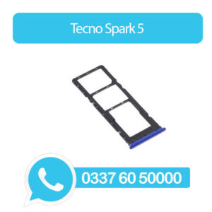 Tecno Spark 5 Sim Tray Blue
