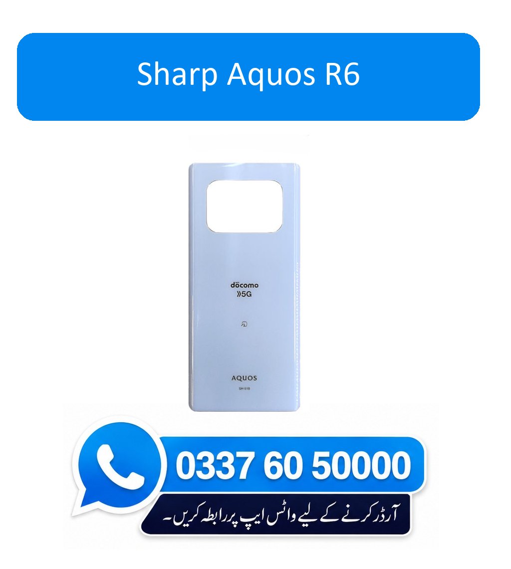 Sharp Aquos R6 Back Glass - High Quality Sharp Aquos R6 Back Glass 1 Sharp Aquos R6 Back Glass - High Quality Sharp Aquos R6 Back Glass