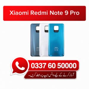 Xiaomi Redmi Note 9 Pro Back Glass - High Quality Xiaomi Redmi Note 9 Pro Back Glass