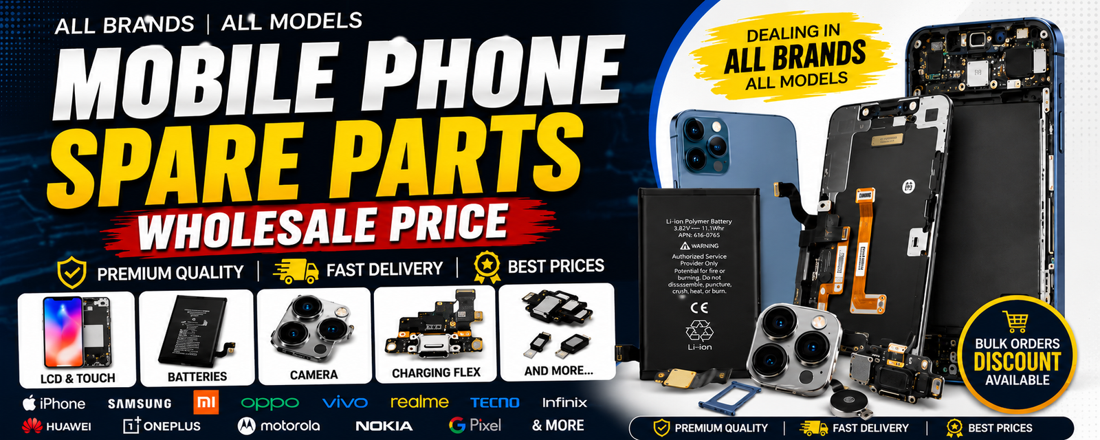 Mobile Phone Spare Parts - phoneparts.pk