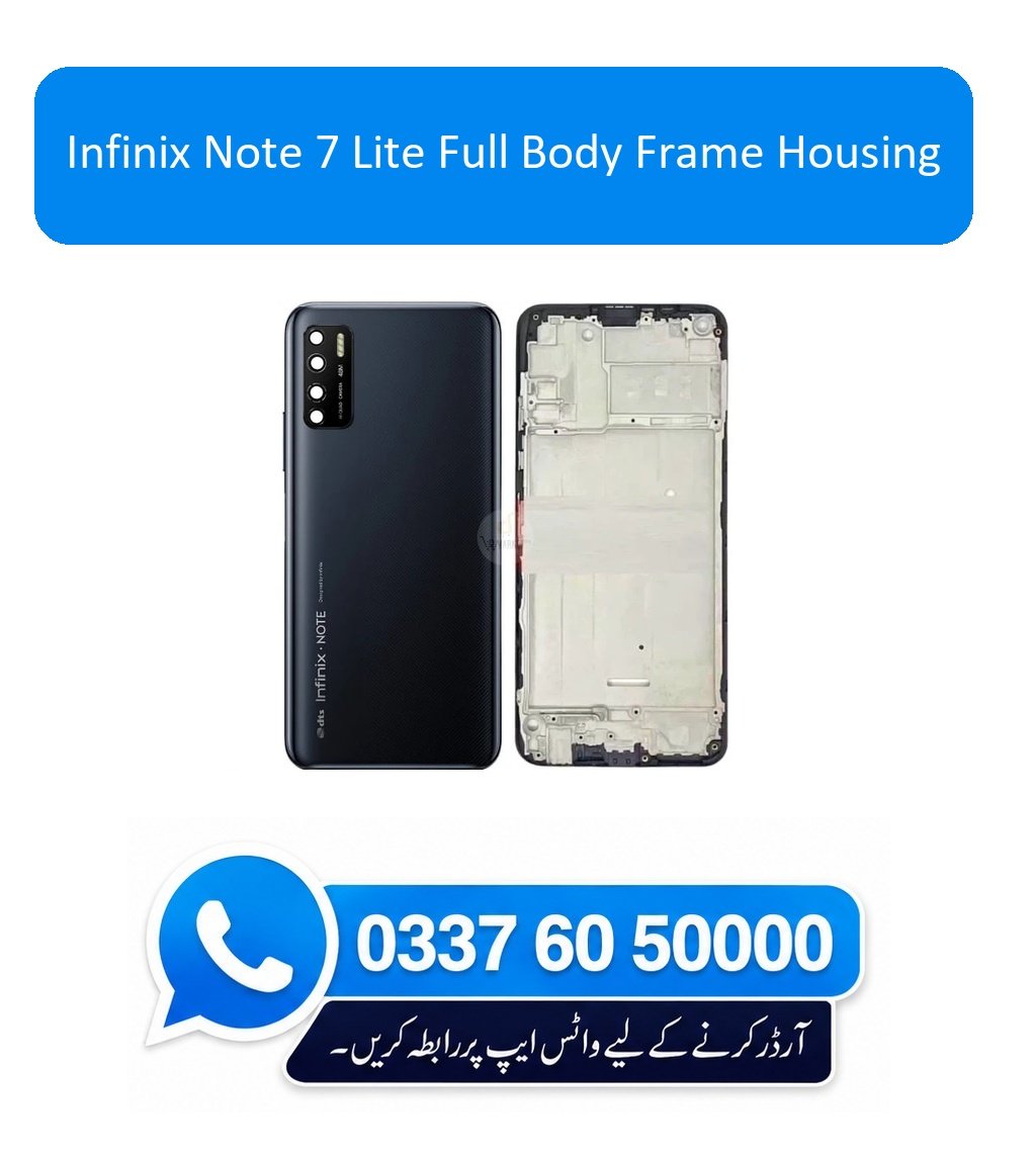 Infinix Note 7 Lite Full Body Frame Housing Replacement