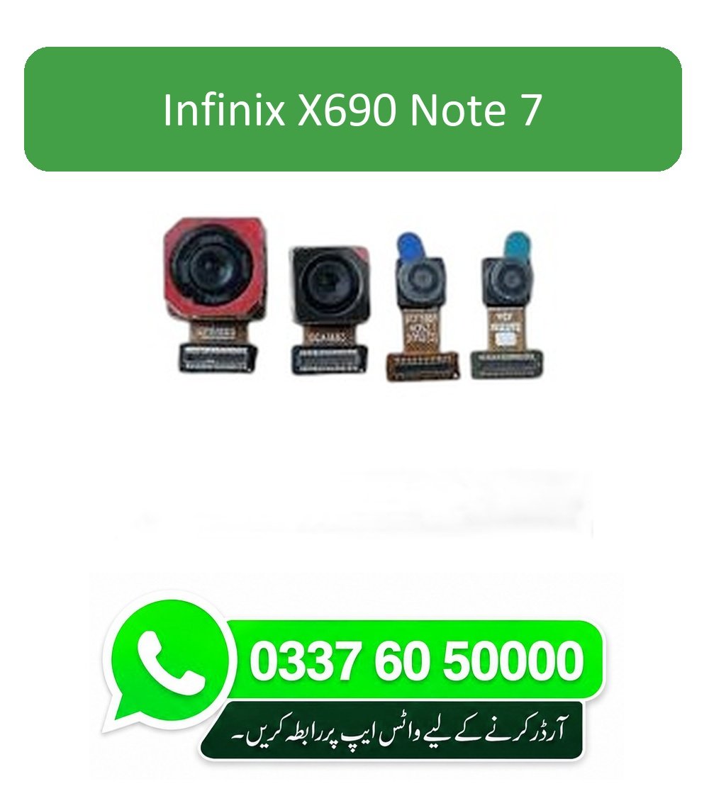 Infinix X690 - Note 7 Back Camera Replacement