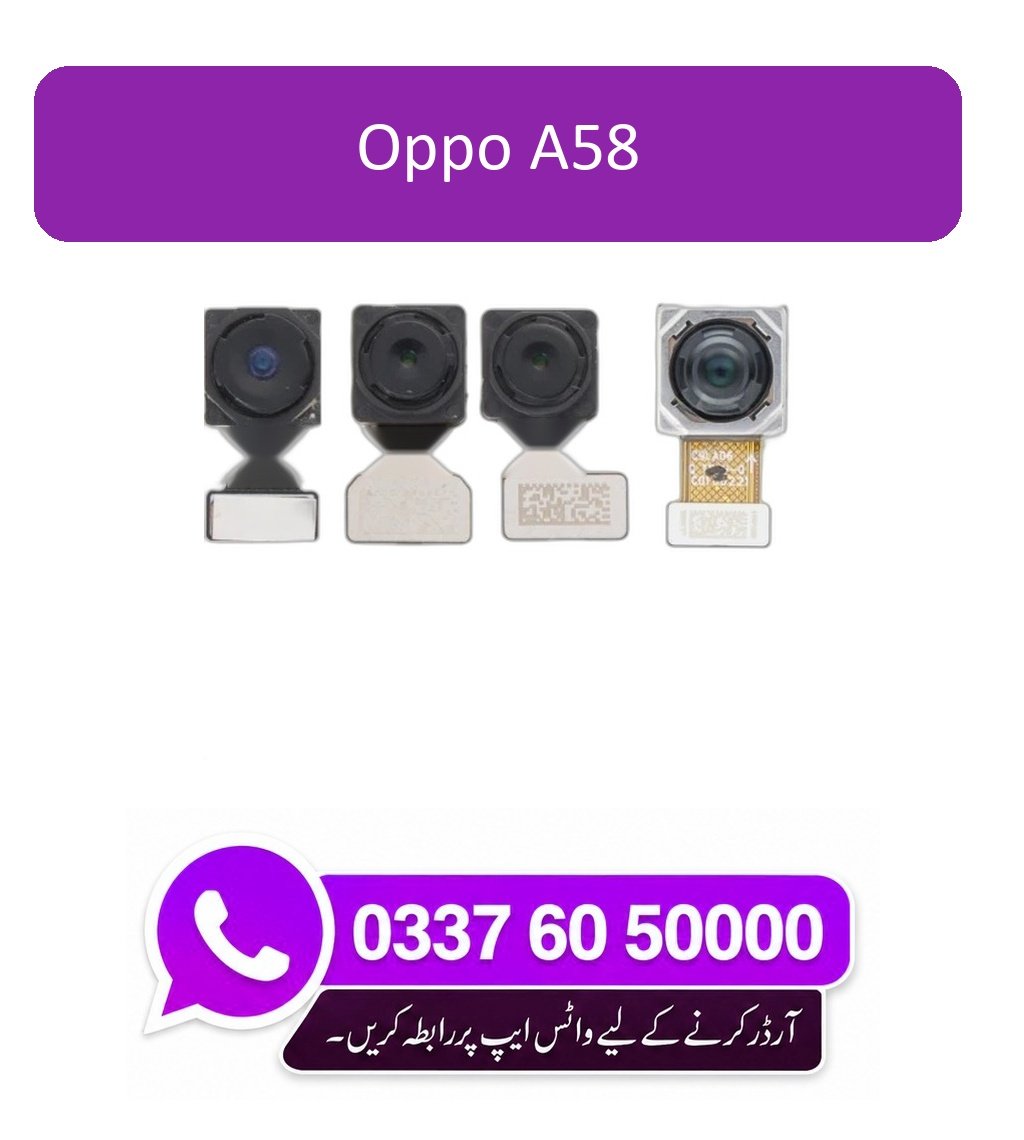 Oppo A58 Back Camera Replacement