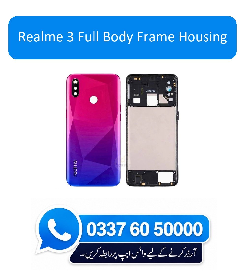 Realme 3 Full Body Frame Housing Replacement