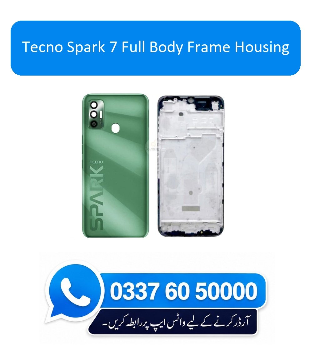 Tecno Spark 7 Full Body Frame Housing Replacement