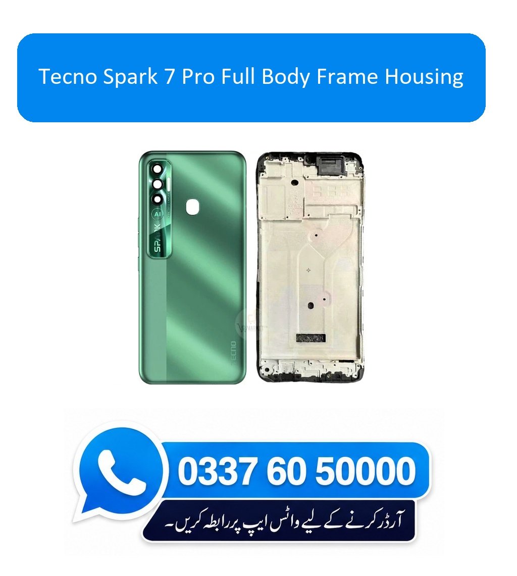 Tecno Spark 7 Pro Full Body Frame Housing Replacement
